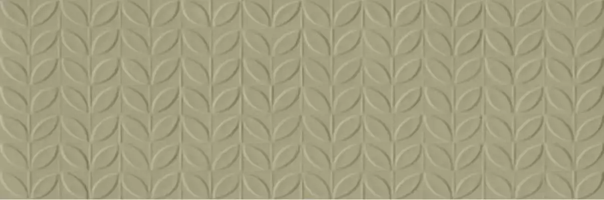 RA6N Плитка Vida Struttura Foglia 3D Verde Rett 30x90